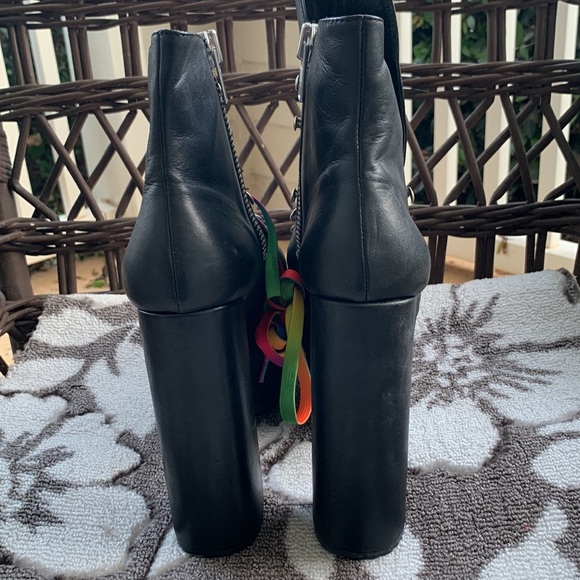 UNIF Platform Boots 100% Leather - Picture 6 of 16